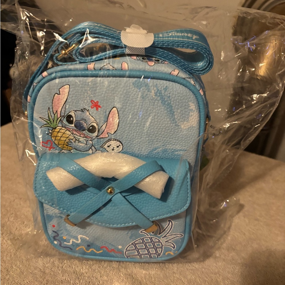 Disney Blue Stitch Kids Crossbody Bag